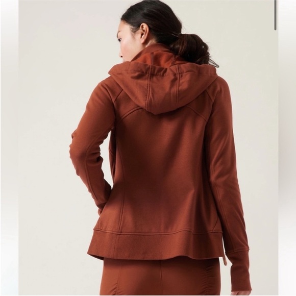 ATHLETA triumph hoodie burgundy size large - Picture 2 of 9